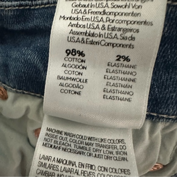 MOTHER Denim The Looker Skinny Jeans in Graffiti Girl, Size 25 - Picture 14 of 15